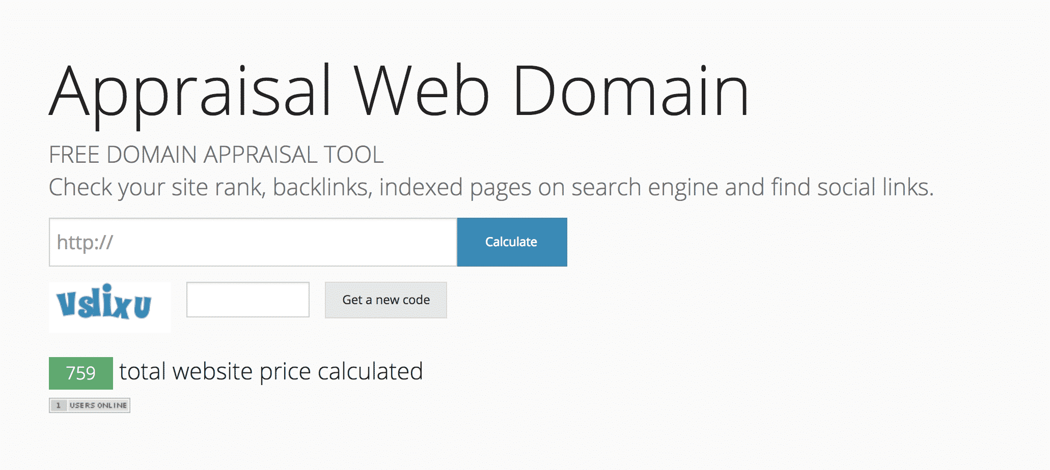 Appraisal Web Domain